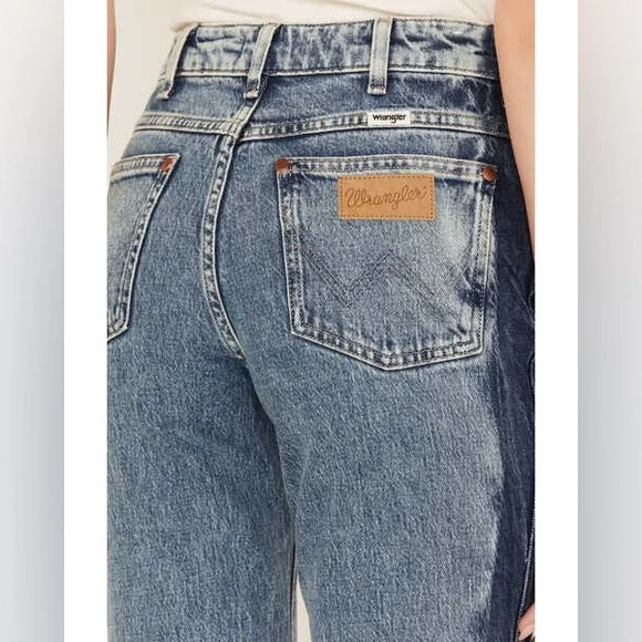 NWT Wrangler Westward 626 Bootcut Jeans Two Tone Side Stripe Size 31 x 30 - Picture 3 of 14